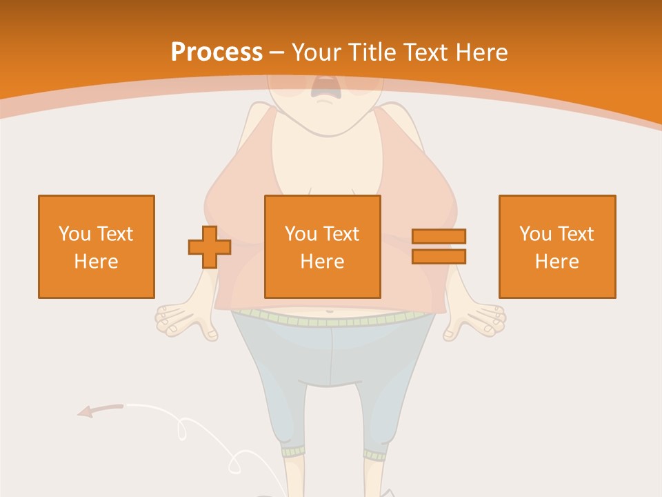 Obesity Cartoon Diet PowerPoint Template