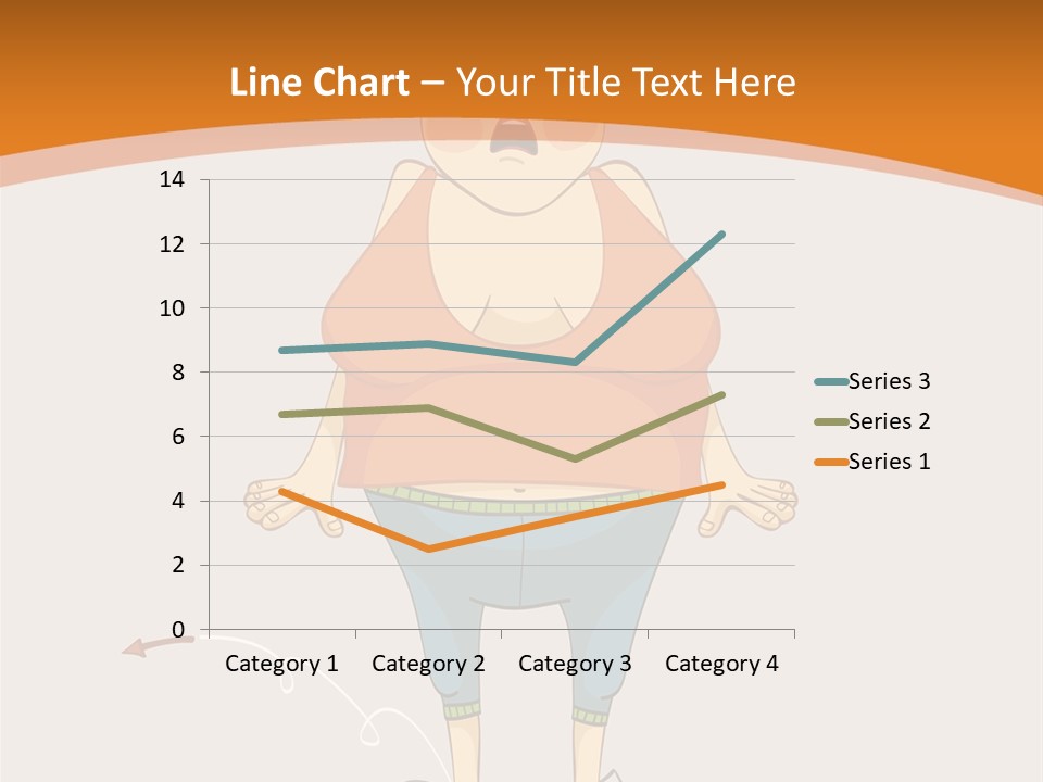 Obesity Cartoon Diet PowerPoint Template