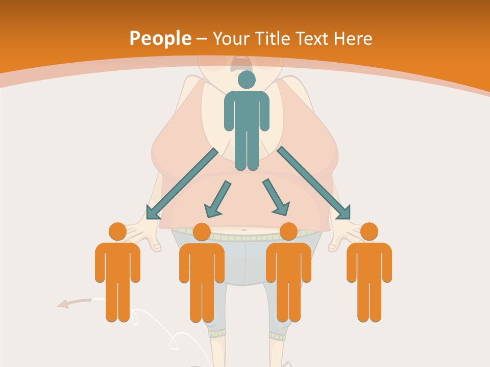 Obesity Cartoon Diet PowerPoint Template