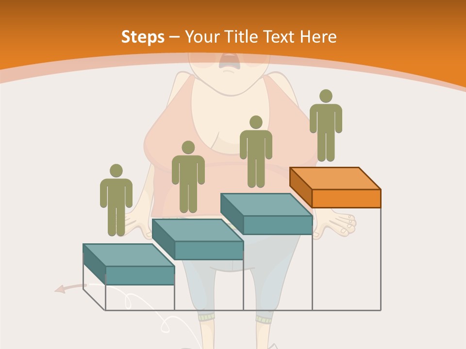 Obesity Cartoon Diet PowerPoint Template