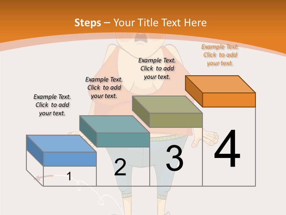 Obesity Cartoon Diet PowerPoint Template