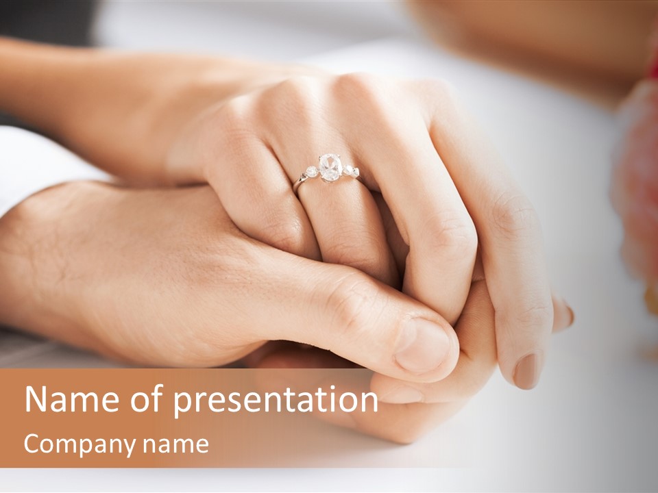 Dating Precious Diamond PowerPoint Template