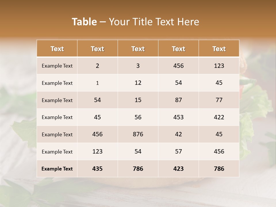 Hamburger Fat Grilled PowerPoint Template