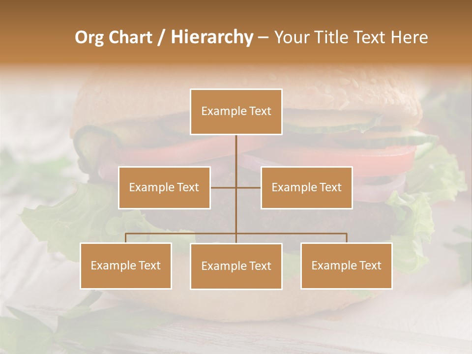 Hamburger Fat Grilled PowerPoint Template