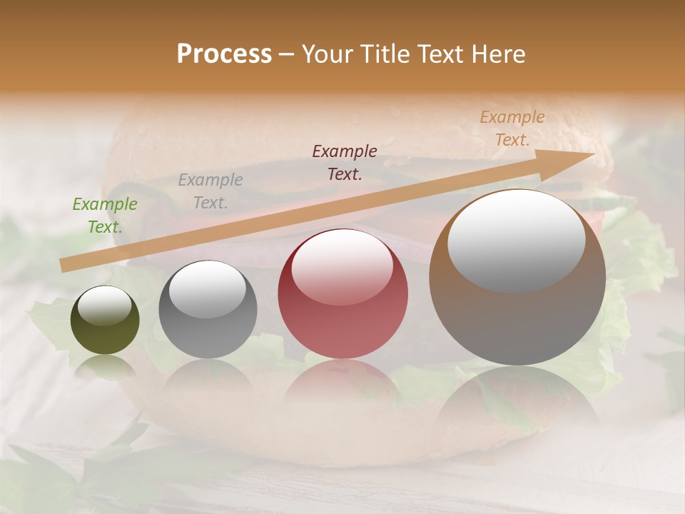 Hamburger Fat Grilled PowerPoint Template