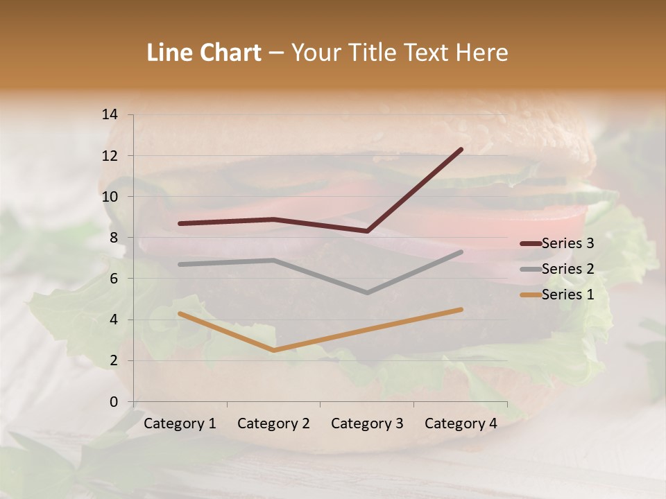 Hamburger Fat Grilled PowerPoint Template