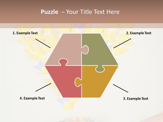 A Person Holding A Jar Filled With Honey PowerPoint Template