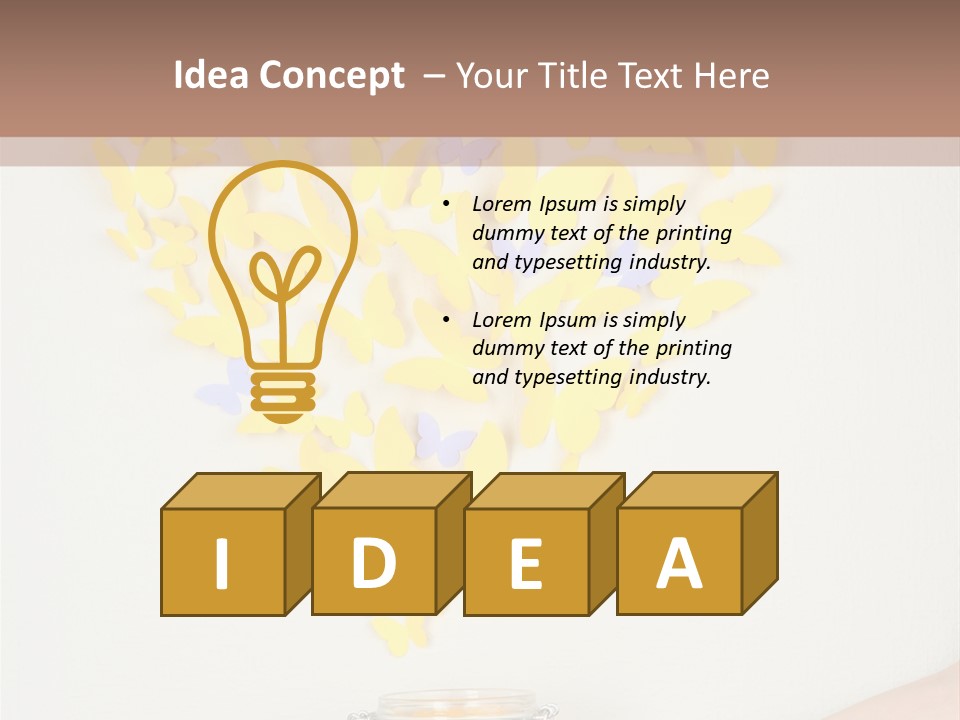 A Person Holding A Jar Filled With Honey PowerPoint Template