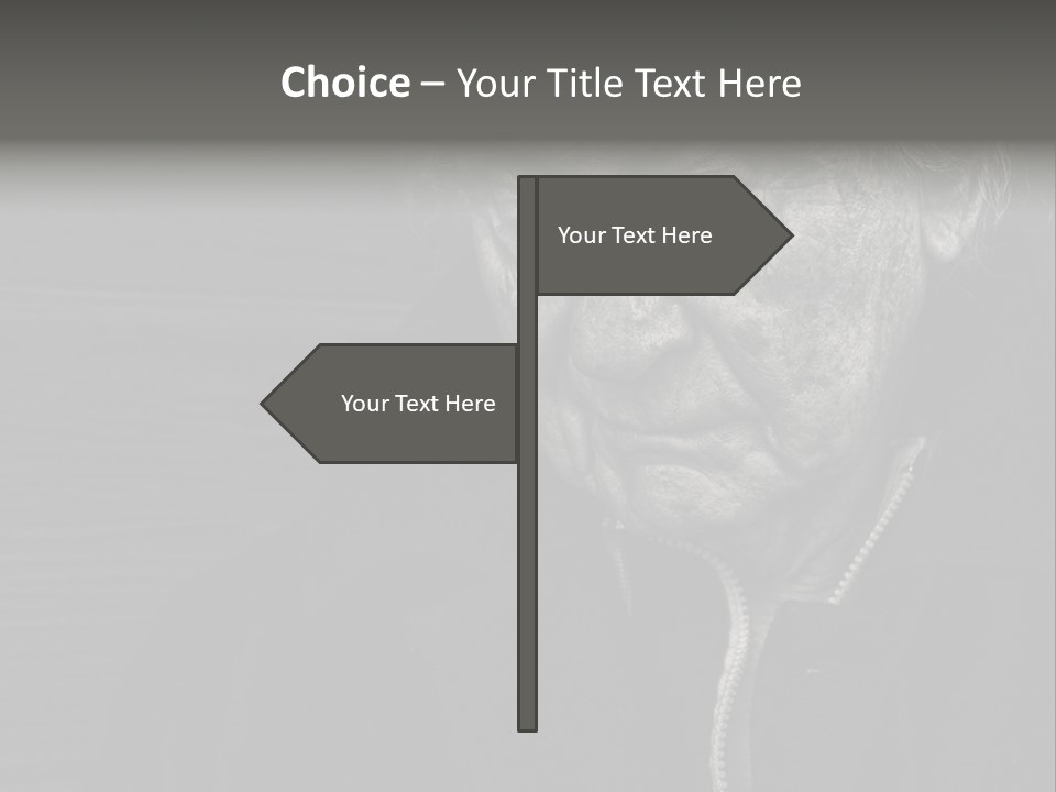 Lady Woman Grandmother PowerPoint Template