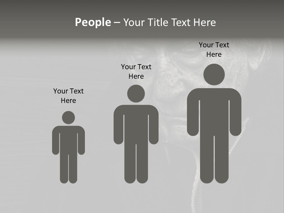 Lady Woman Grandmother PowerPoint Template