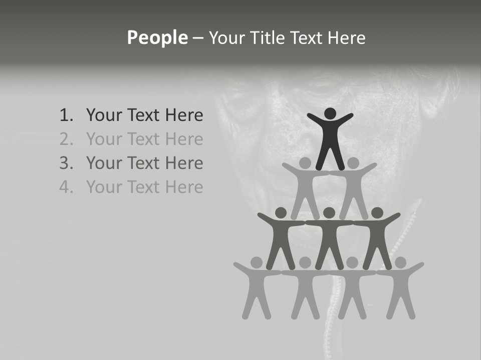 Lady Woman Grandmother PowerPoint Template