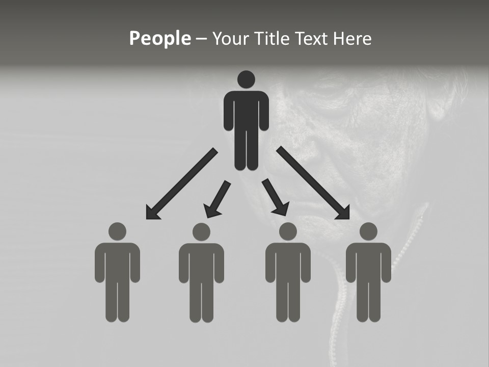 Lady Woman Grandmother PowerPoint Template