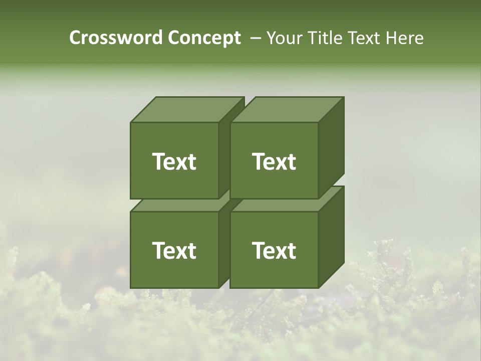 Green Grass Nature Foam PowerPoint Template