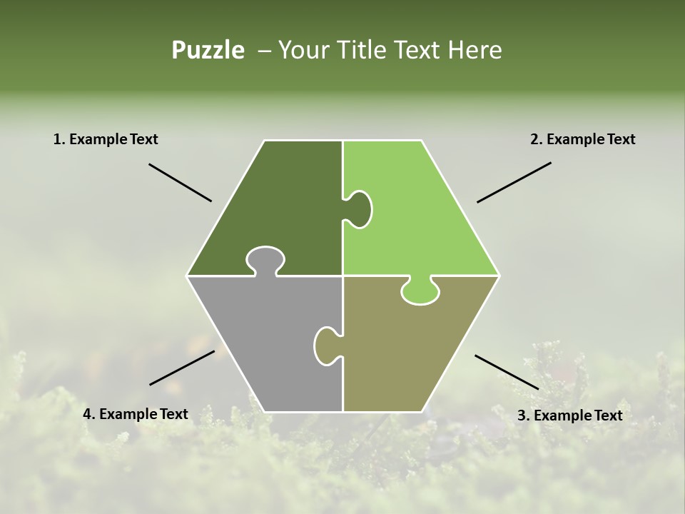 Green Grass Nature Foam PowerPoint Template