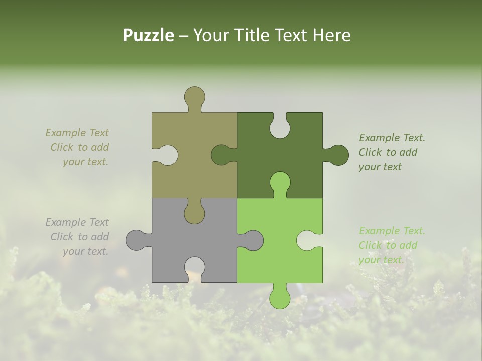 Green Grass Nature Foam PowerPoint Template