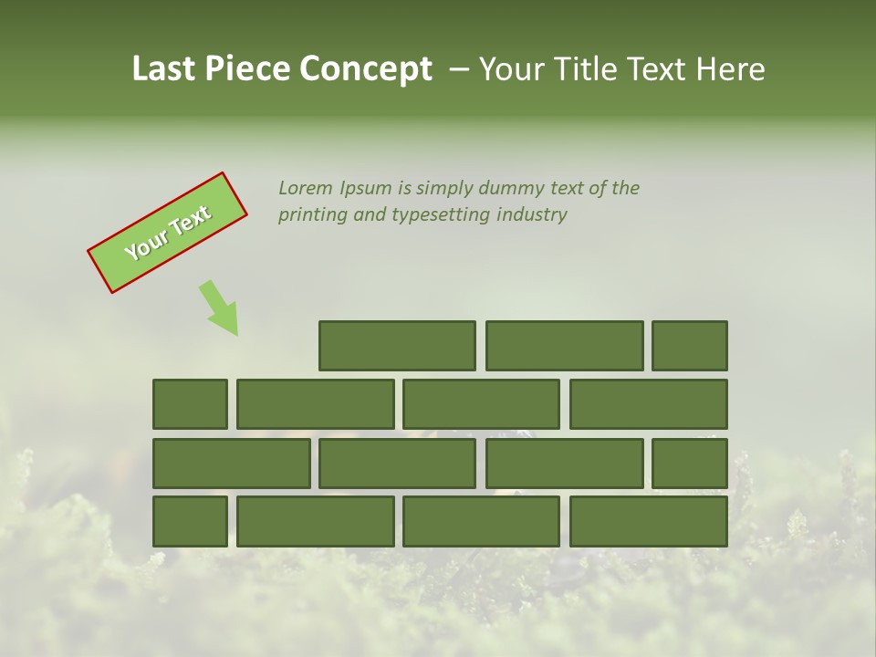 Green Grass Nature Foam PowerPoint Template