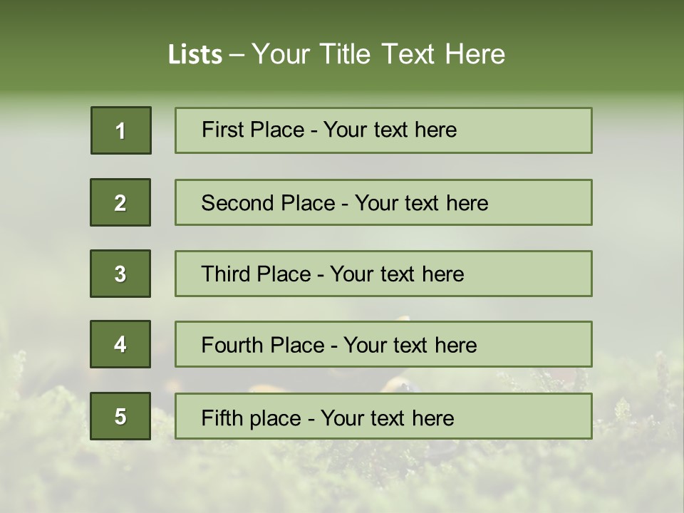 Green Grass Nature Foam PowerPoint Template