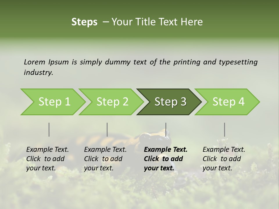 Green Grass Nature Foam PowerPoint Template