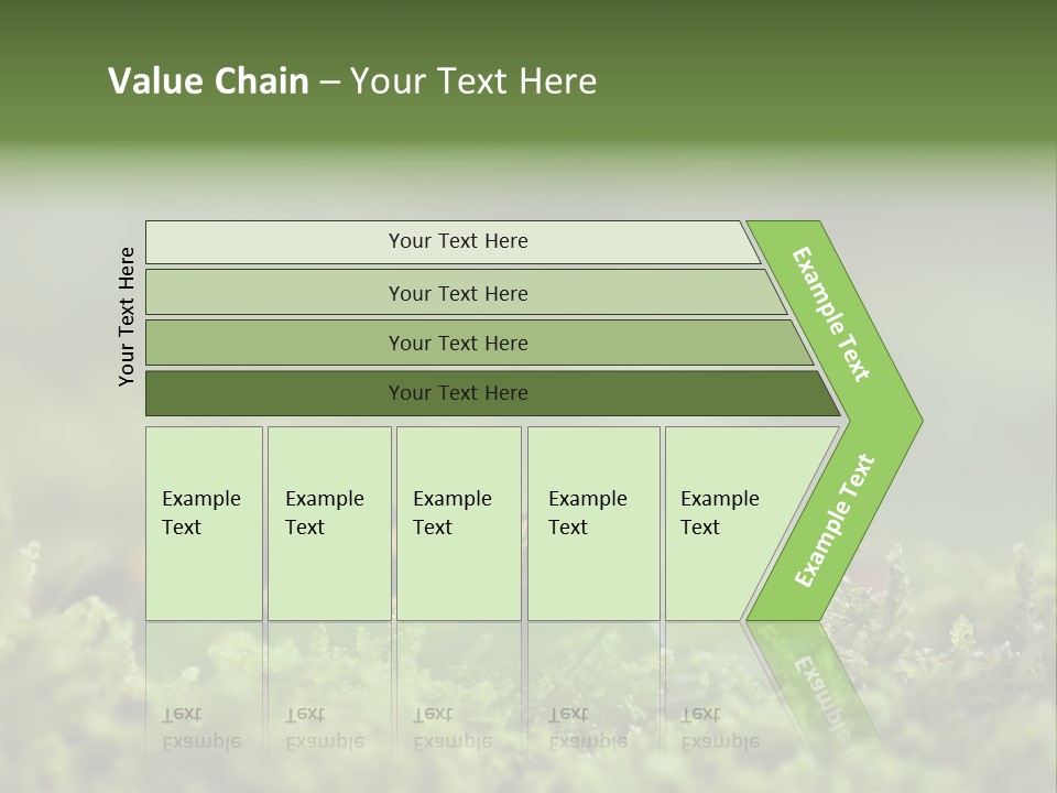 Green Grass Nature Foam PowerPoint Template