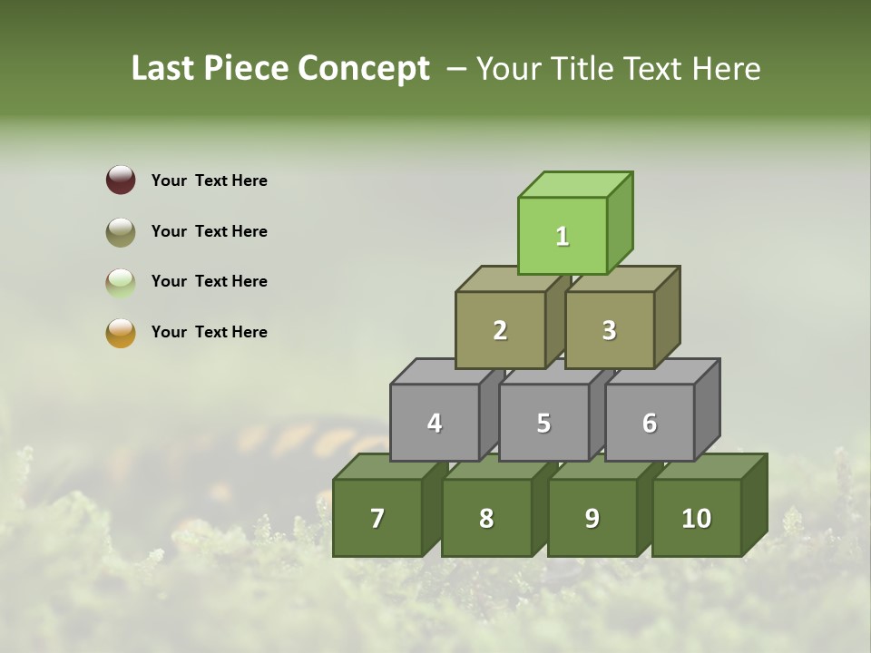 Green Grass Nature Foam PowerPoint Template