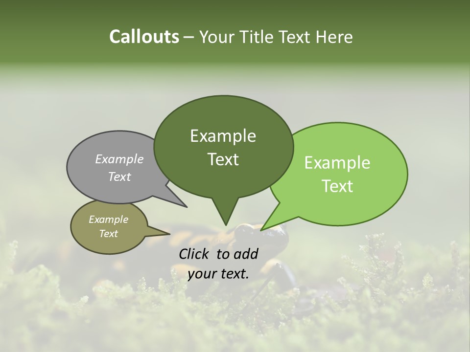 Green Grass Nature Foam PowerPoint Template