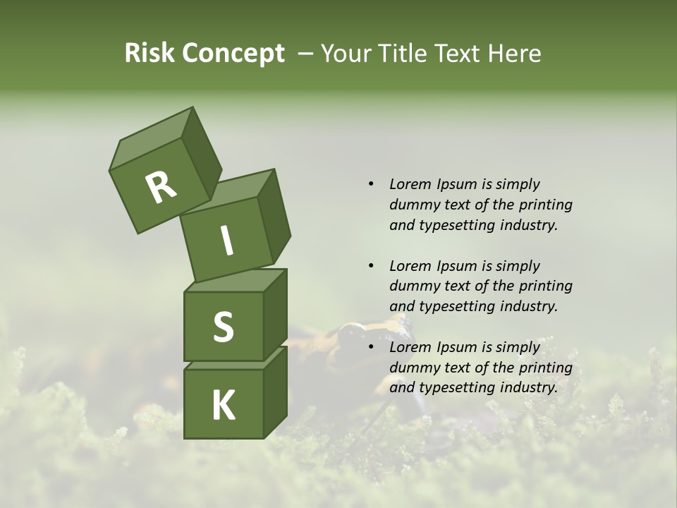 Green Grass Nature Foam PowerPoint Template