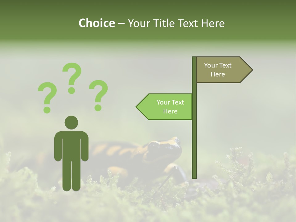 Green Grass Nature Foam PowerPoint Template