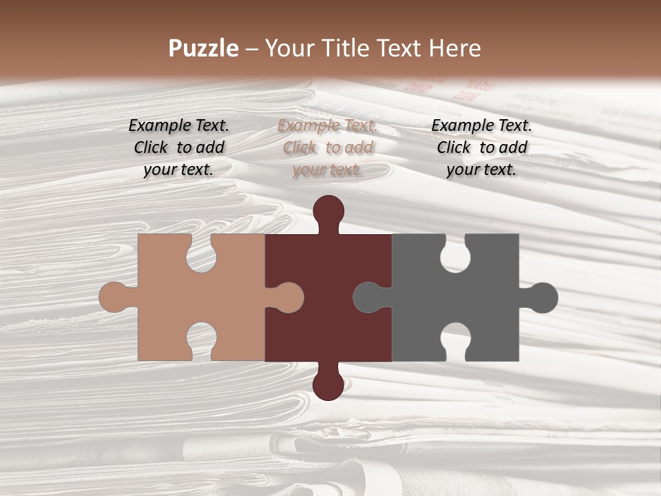 Publication Waste Collection PowerPoint Template