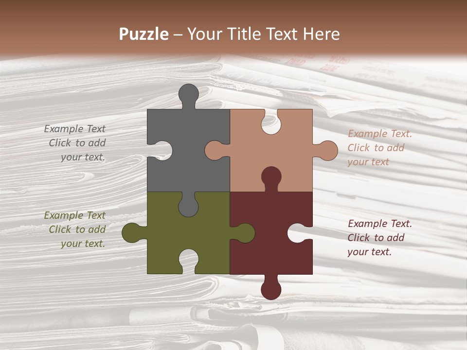 Publication Waste Collection PowerPoint Template