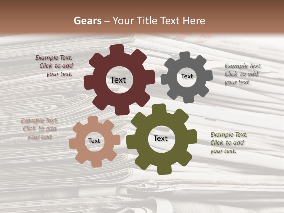 Publication Waste Collection PowerPoint Template