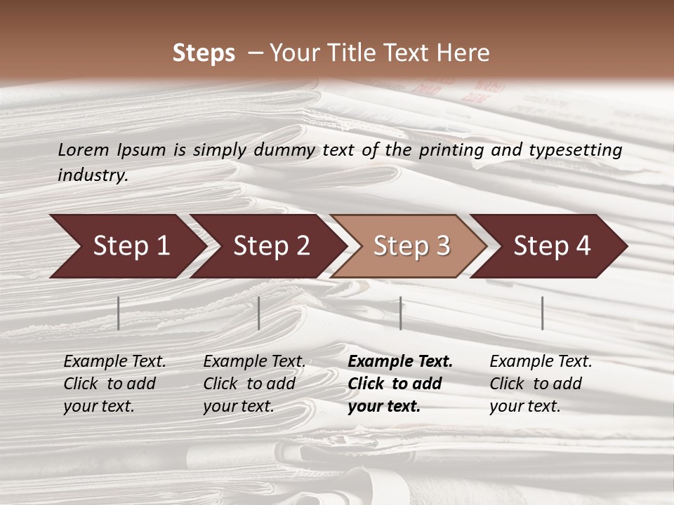 Publication Waste Collection PowerPoint Template