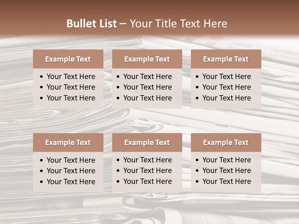 Publication Waste Collection PowerPoint Template