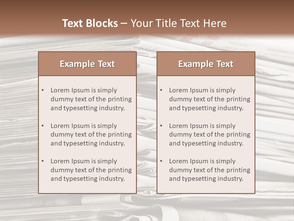 Publication Waste Collection PowerPoint Template