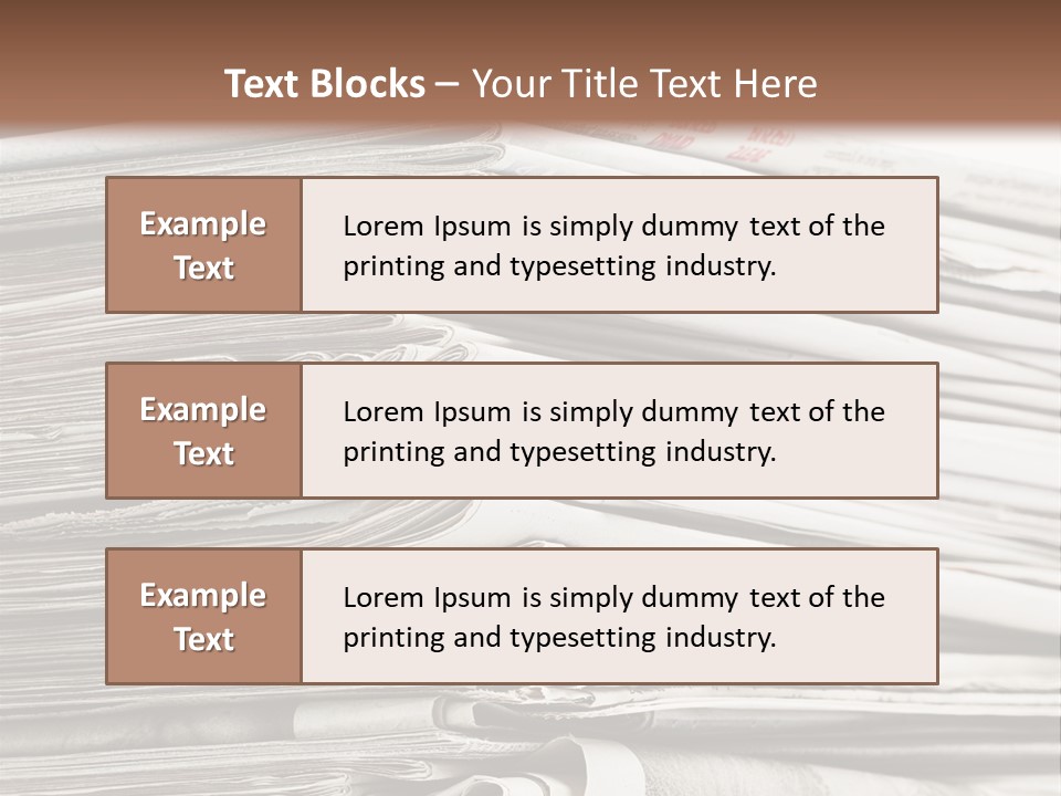 Publication Waste Collection PowerPoint Template