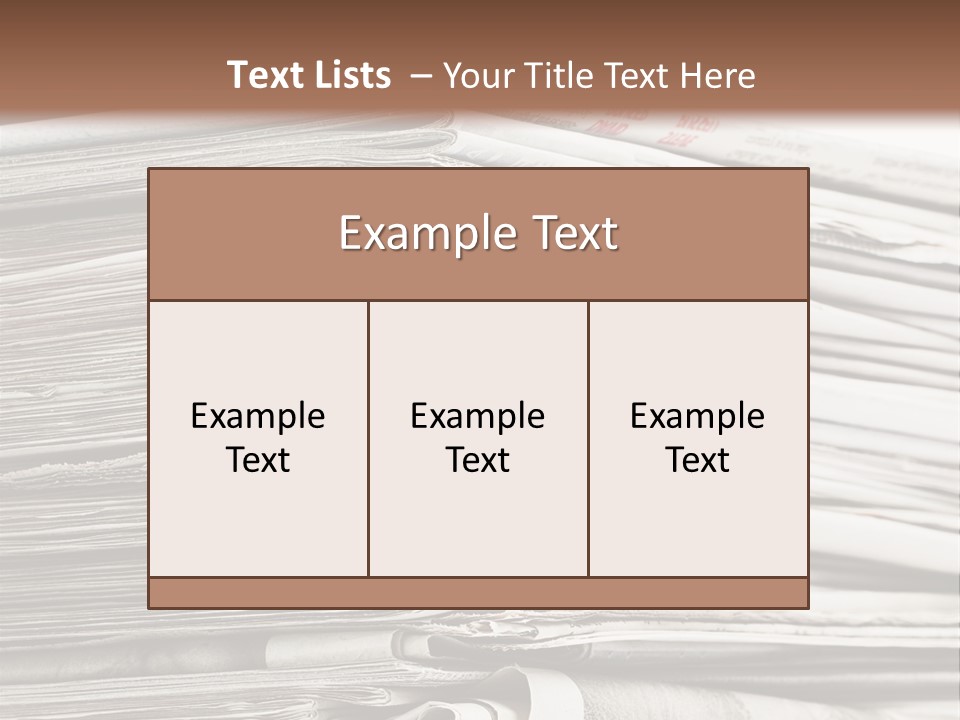 Publication Waste Collection PowerPoint Template