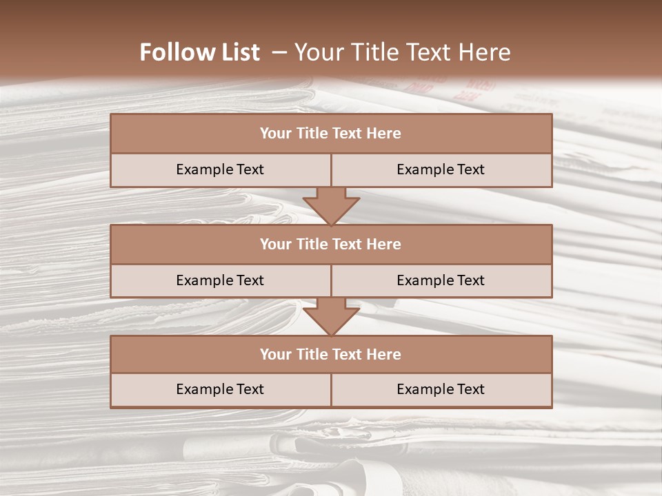 Publication Waste Collection PowerPoint Template