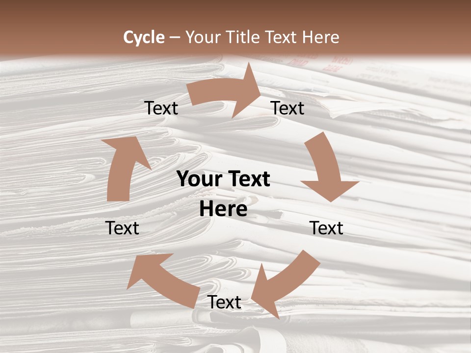 Publication Waste Collection PowerPoint Template