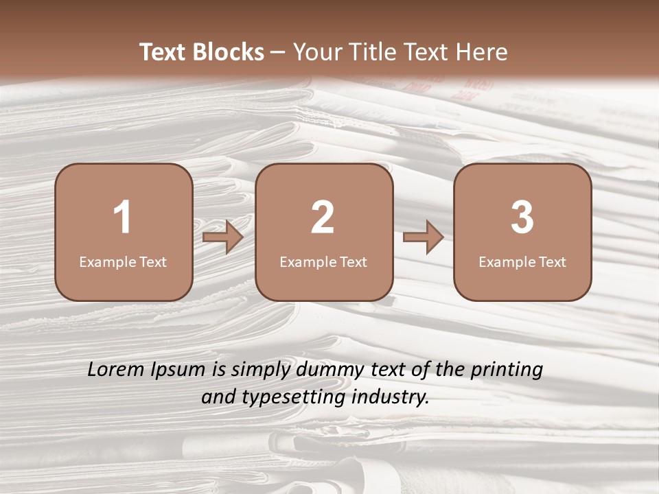Publication Waste Collection PowerPoint Template