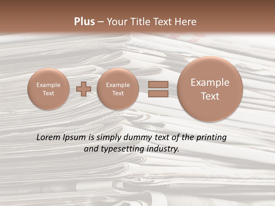 Publication Waste Collection PowerPoint Template