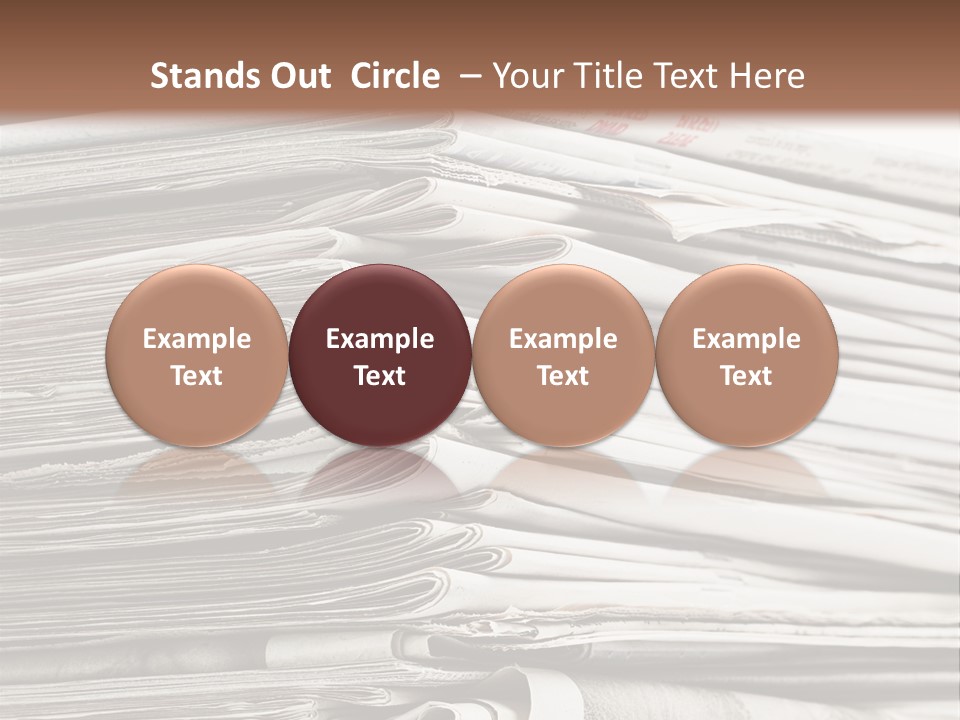 Publication Waste Collection PowerPoint Template