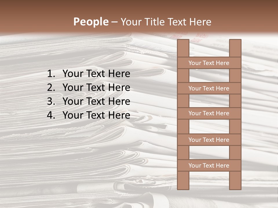 Publication Waste Collection PowerPoint Template