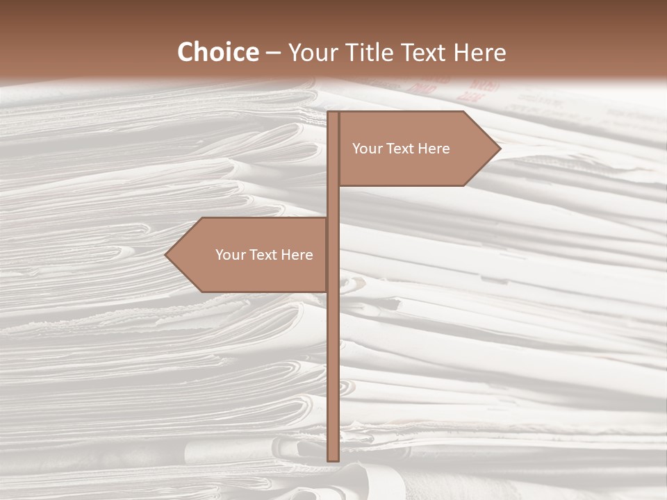 Publication Waste Collection PowerPoint Template