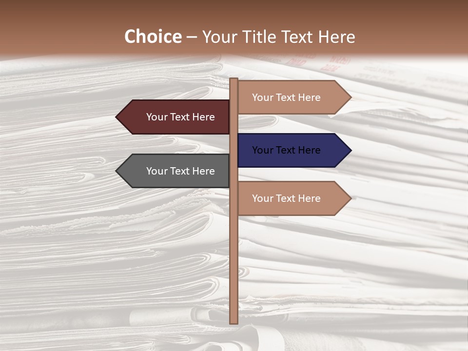 Publication Waste Collection PowerPoint Template