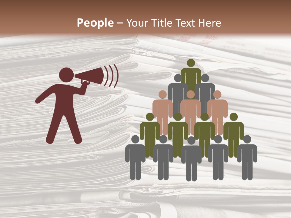 Publication Waste Collection PowerPoint Template