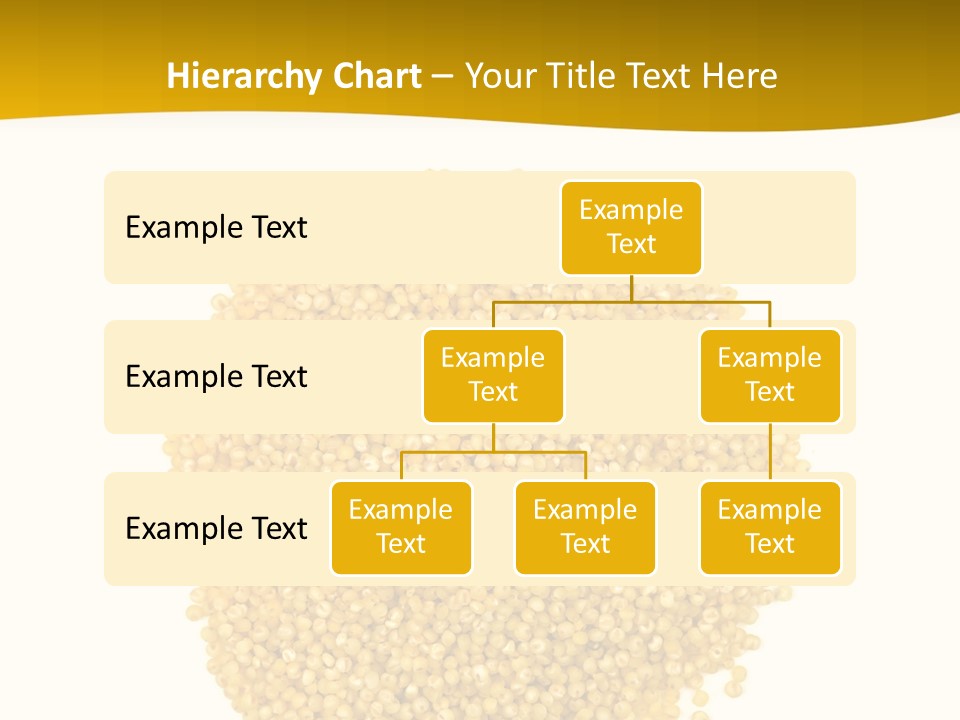 A Pile Of Yellow Seeds Next To A White Background PowerPoint Template