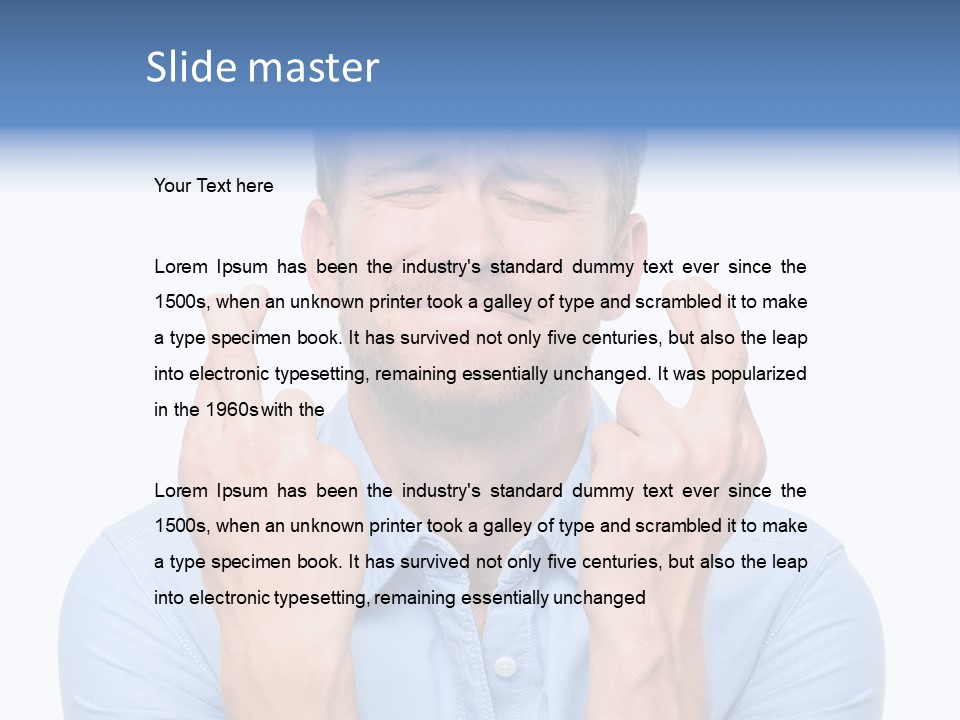 Making A Wish Y Good PowerPoint Template