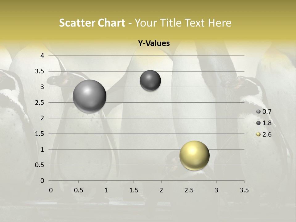 Penguins Emperor Penguins Huddle PowerPoint Template