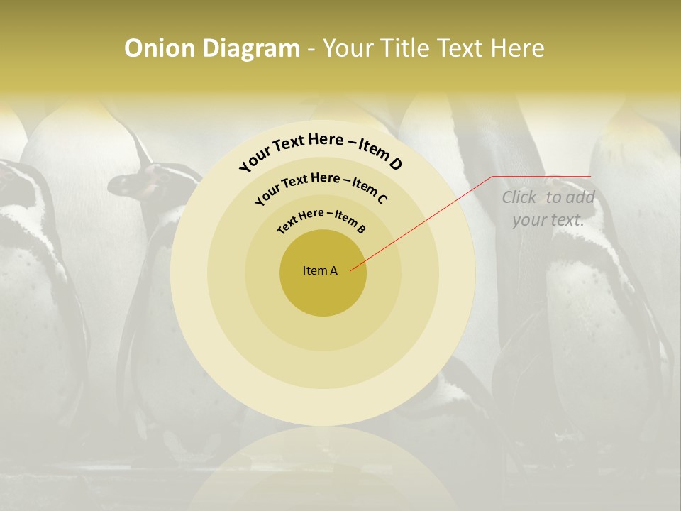 Penguins Emperor Penguins Huddle PowerPoint Template