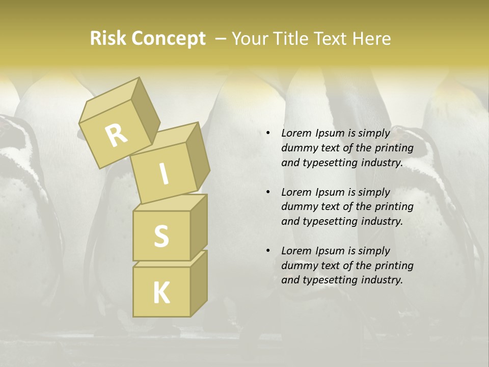 Penguins Emperor Penguins Huddle PowerPoint Template