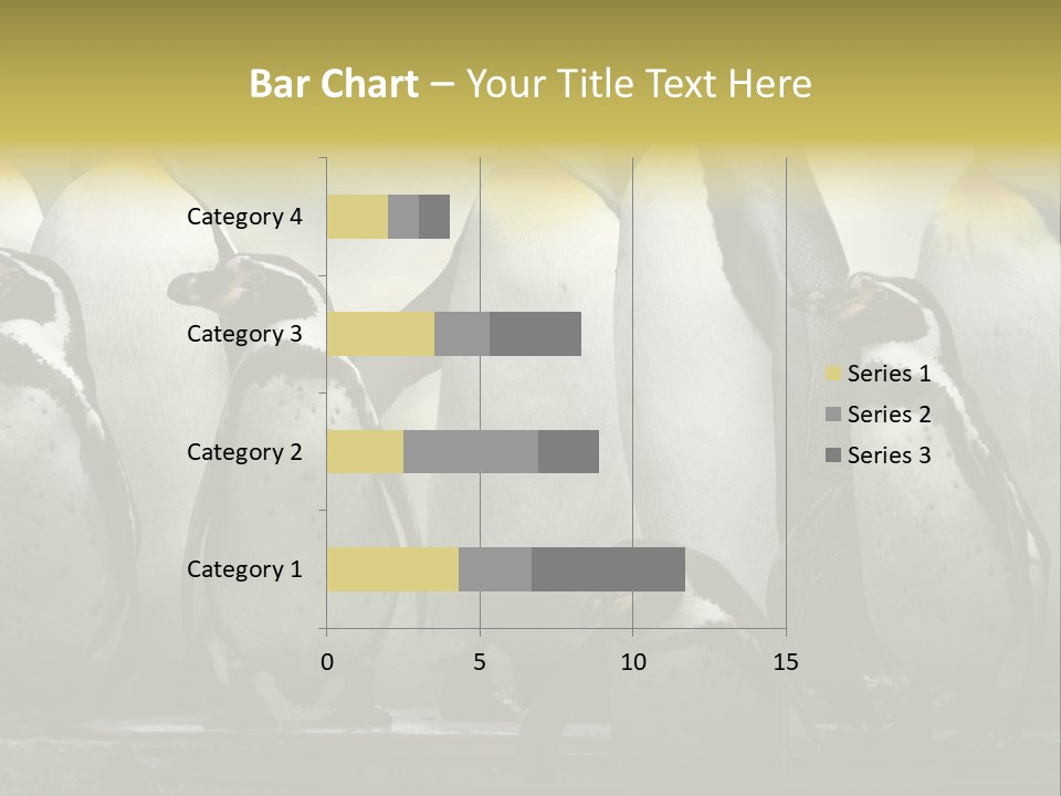 Penguins Emperor Penguins Huddle PowerPoint Template